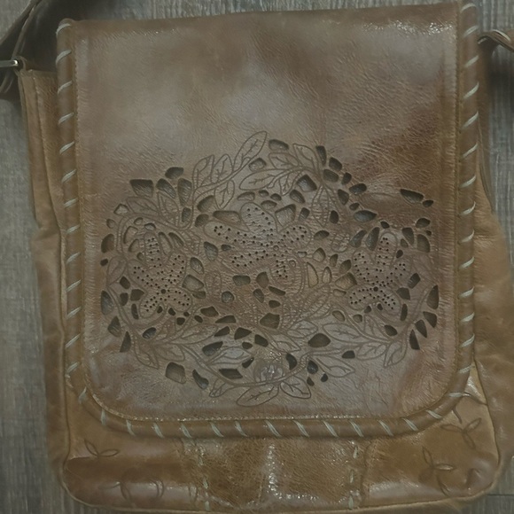 Veley vintage messenger leather bag crossbody - Picture 4 of 11